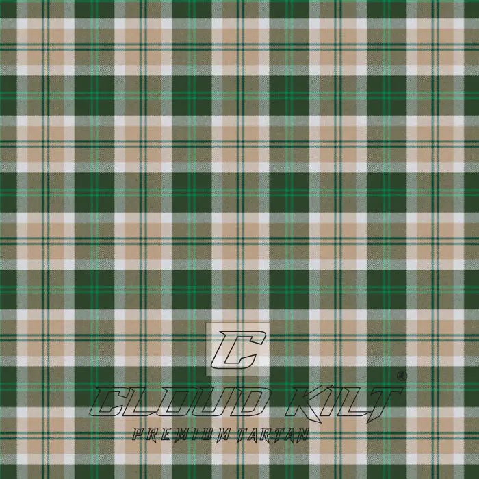 Bannockbane Dark Green Premium Tartan Kilt CLOUD KILT