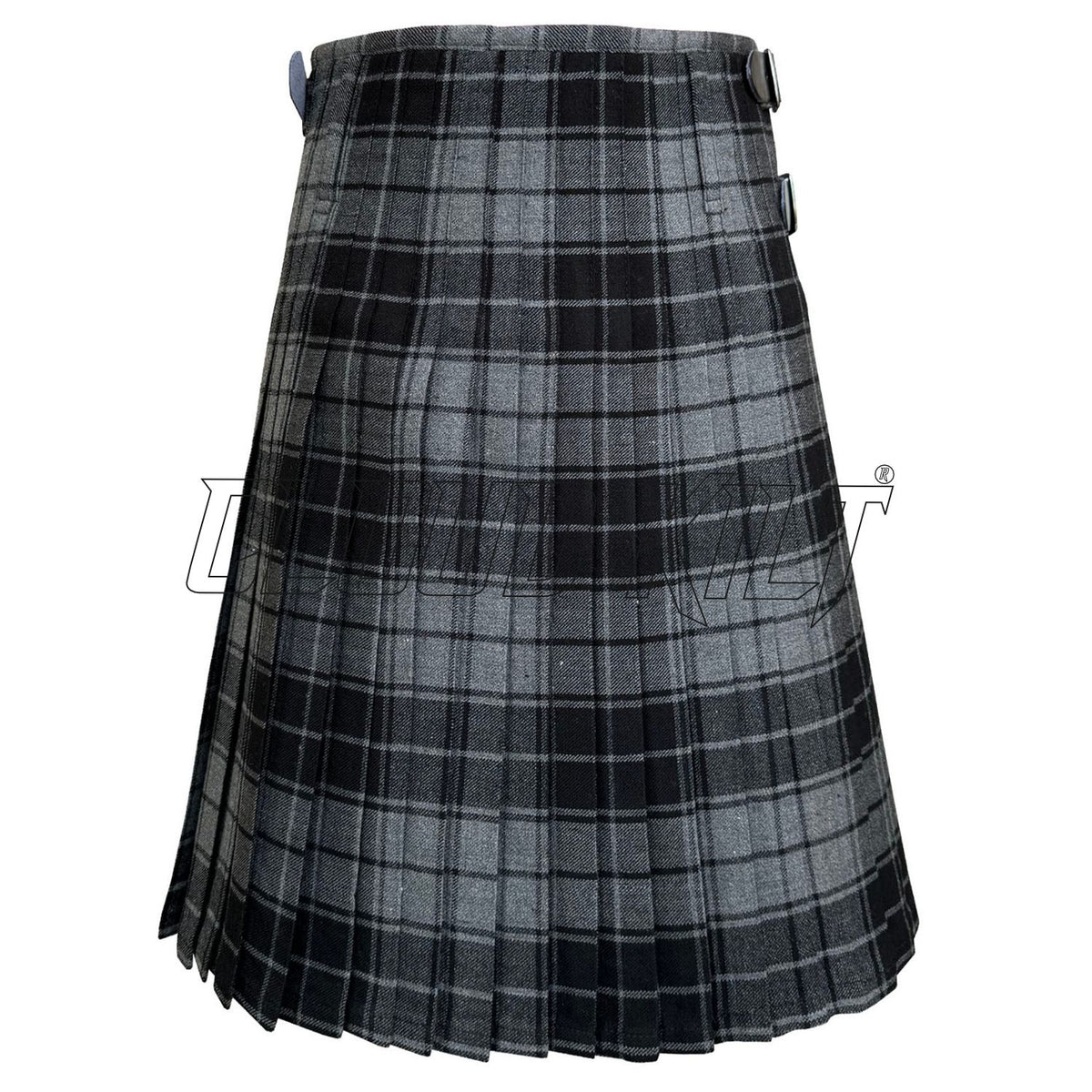 Grey Highlander Tartan Kilt