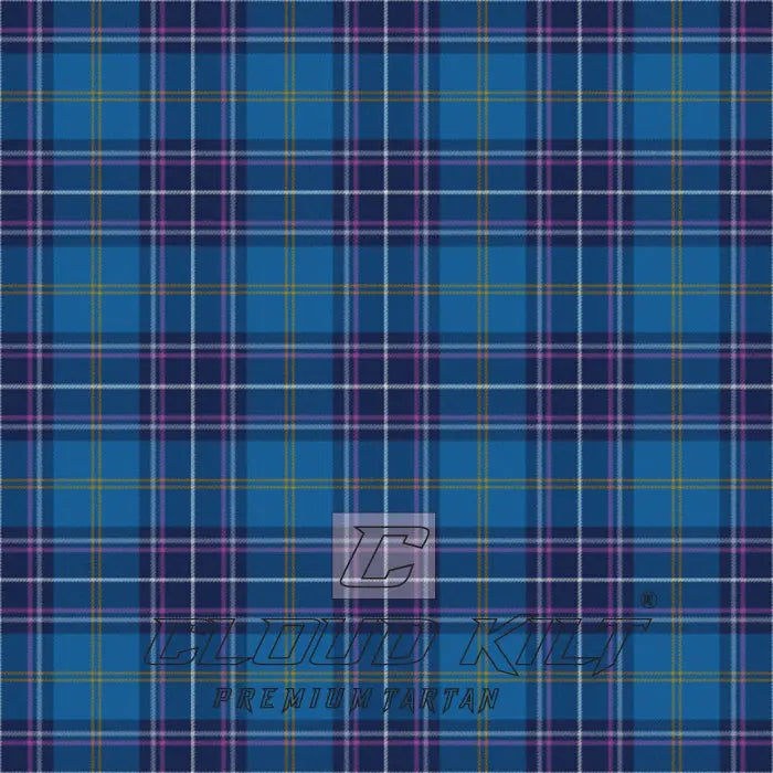 Heirloom Blue Alba Premium Tartan Kilt CLOUD KILT