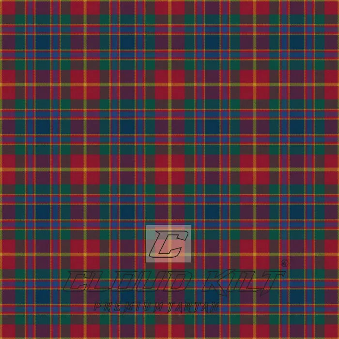Lands End Maroon Premium Tartan Kilt CLOUD KILT