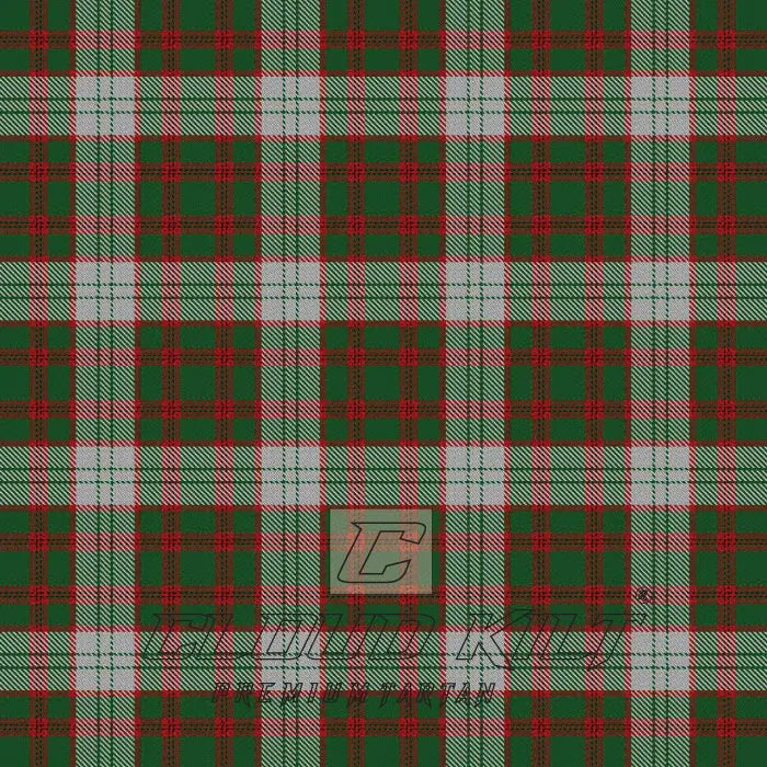 Livingston Green Premium Tartan Kilt CLOUD KILT