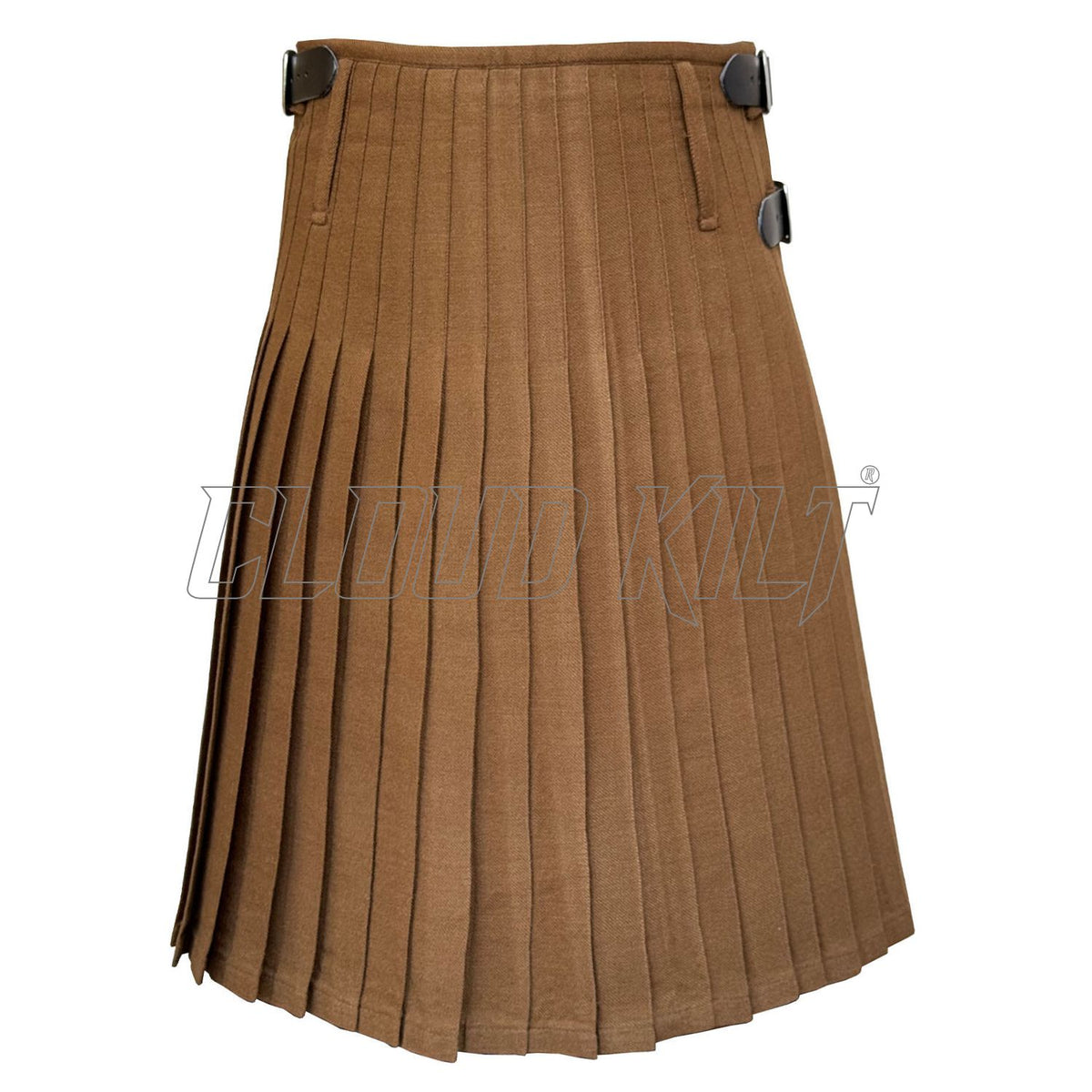 Brown Camel Tartan Kilt