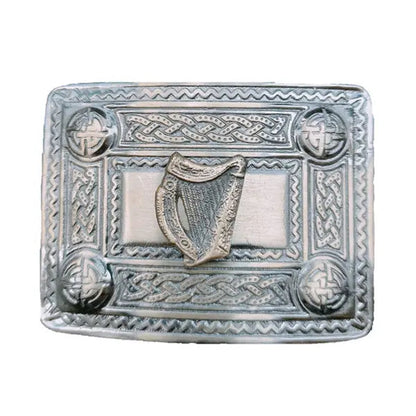 Antique Leather Kilt Belt Buckle CLOUD KILT