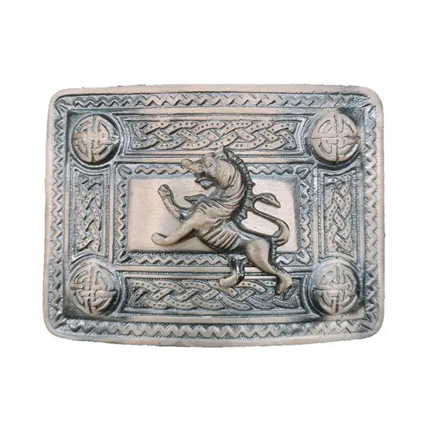 Antique Leather Kilt Belt Buckle CLOUD KILT