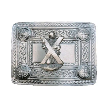 Antique Leather Kilt Belt Buckle CLOUD KILT