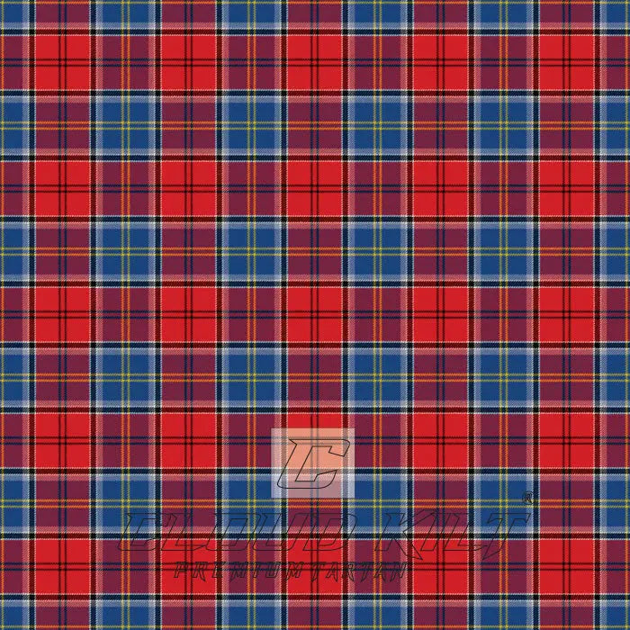 Asman Red Premium Tartan Kilt CLOUD KILT