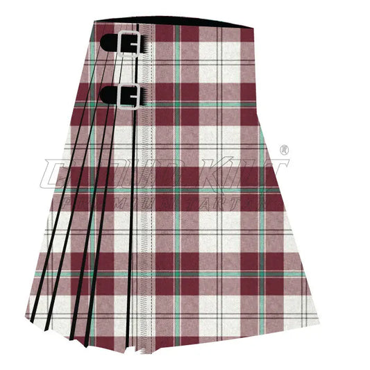 Ativa Burgundy Premium Tartan Kilt - CLOUD KILT