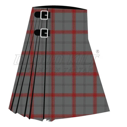 Auchairne Grey Premium Tartan Kilt - CLOUD KILT