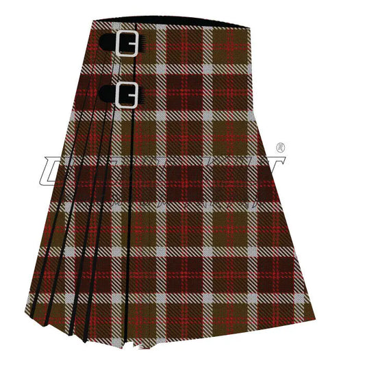 Bannockbane Brown Premium Tartan Kilt - CLOUD KILT