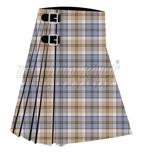 Bannockbane Grey Two Premium Tartan Kilt - CLOUD KILT