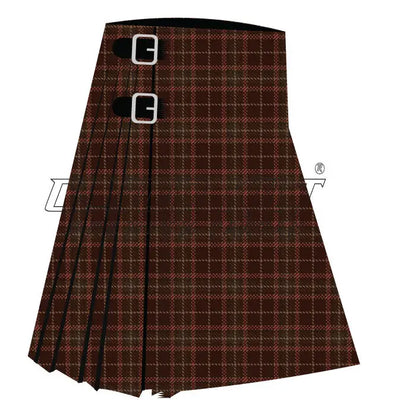 Beanpole Brown Premium Tartan Kilt - CLOUD KILT