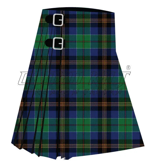 Black Gold Oilfield Premium Tartan Kilt - CLOUD KILT