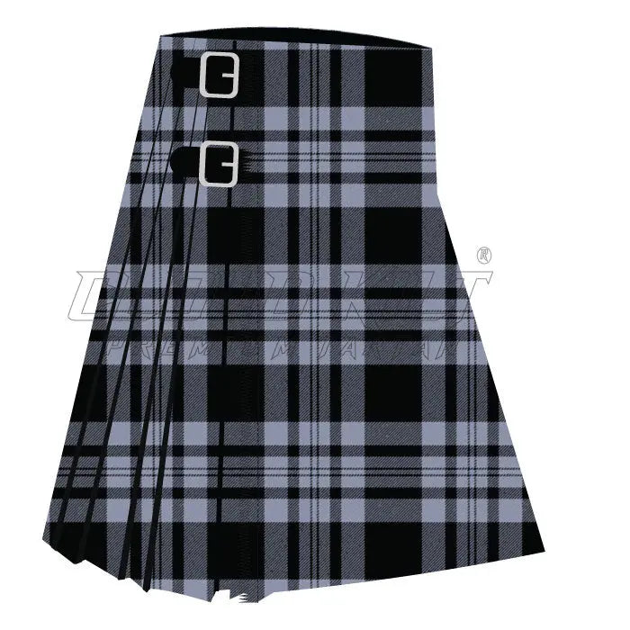 Black Isle District Premium Tartan Kilt - CLOUD KILT