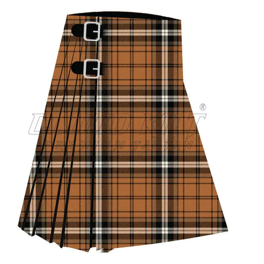 Braemar Camel Premium Tartan Kilt - CLOUD KILT