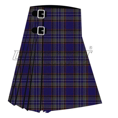 British Caledonian Three Premium Tartan Kilt - CLOUD KILT