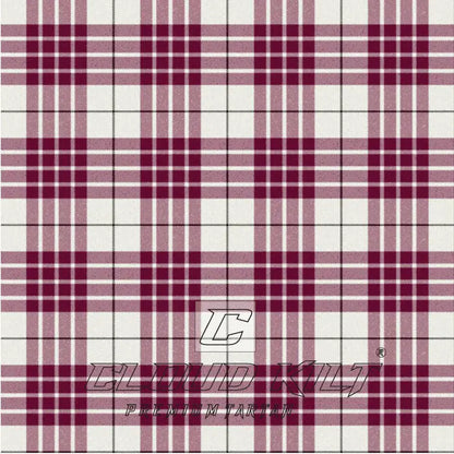 Buchanan Cerise Premium Tartan Kilt CLOUD KILT