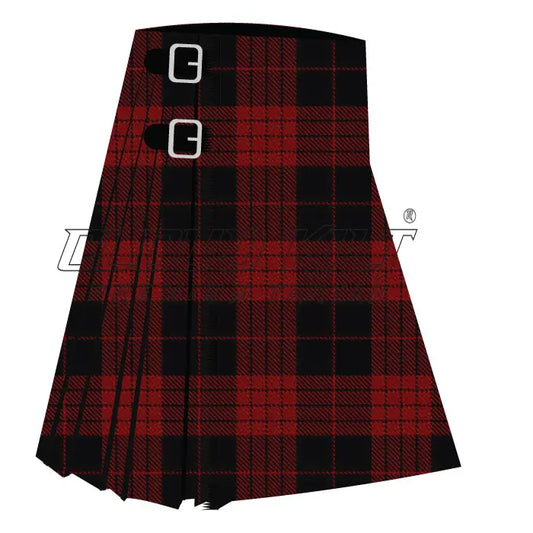 Cameron, Black & Red Tartan CLOUD KILT