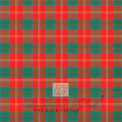 Chisholm Red Ancient Premium Tartan Kilt CLOUD KILT