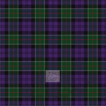 Colquhoun Modern Green Purple Tartan CLOUD KILT