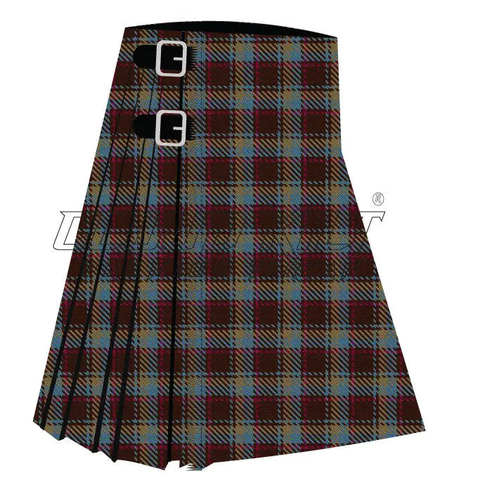 Daks Blue Loden Tartan CLOUD KILT