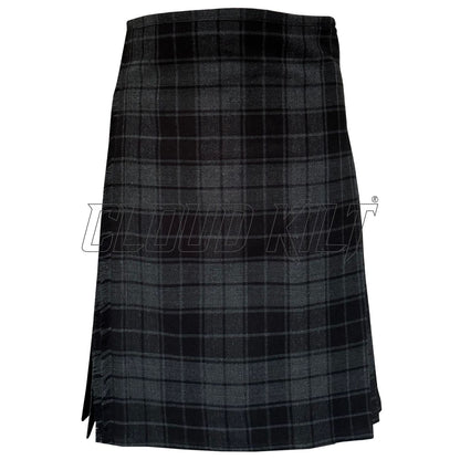 Dark Grey Highlander Tartan Kilt
