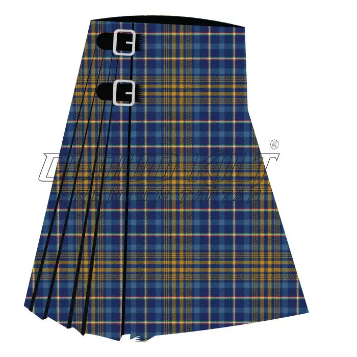 De Baseggio Golden Bones Tartan CLOUD KILT