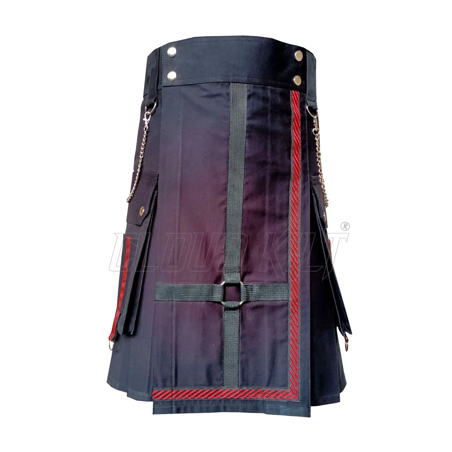 Fashion Utility Hybrid Kilt With Side Chain CLOUD KILT