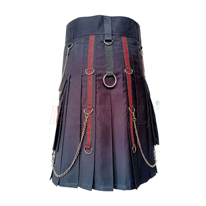 Fashion Utility Hybrid Kilt With Side Chain CLOUD KILT