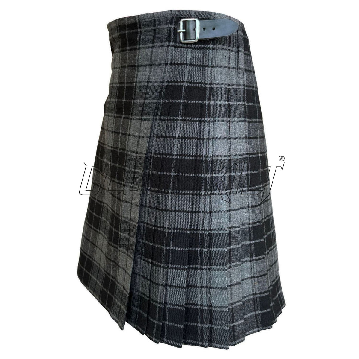 Grey Highlander Tartan Kilt