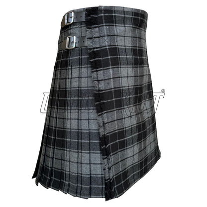 Grey Highlander Tartan Kilt