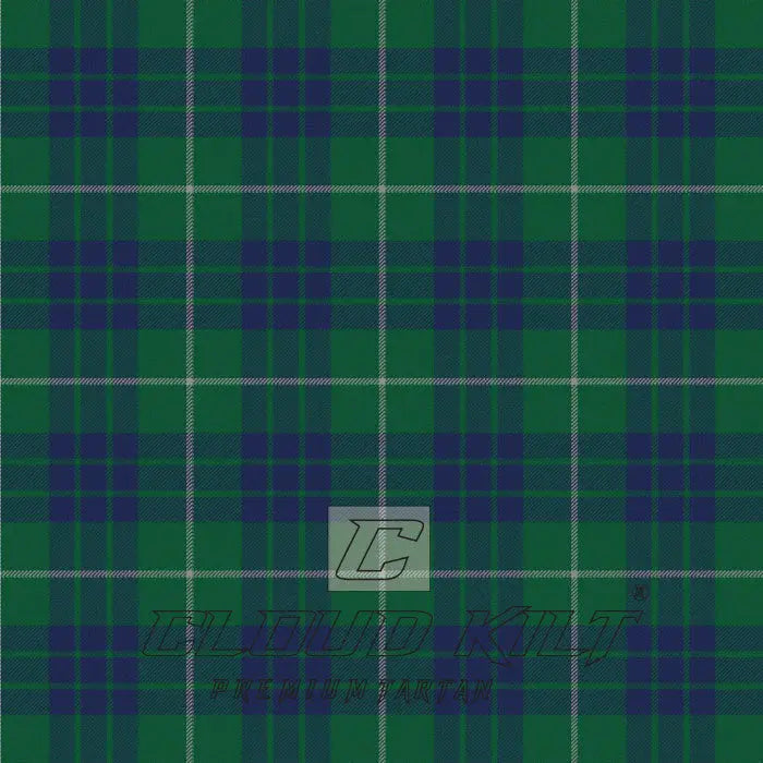 Hamilton Green Hunting Modern Premium Tartan Kilt CLOUD KILT