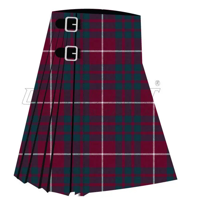 Hamilton Red Muted Premium Tartan Kilt CLOUD KILT