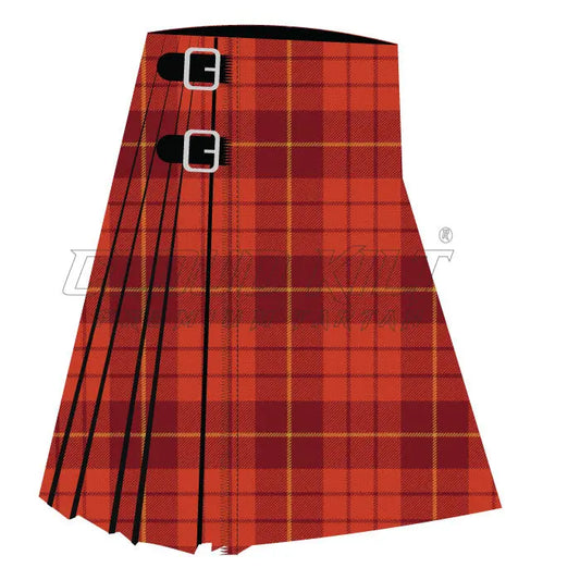 Hamilton Red Premium Tartan Kilt CLOUD KILT