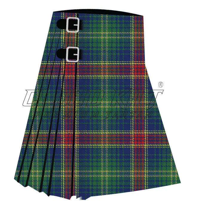 Hart of Scotland Modern Premium Tartan Kilt CLOUD KILT