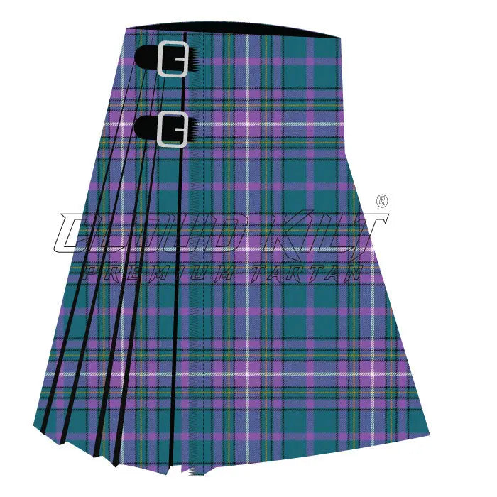 Heddle Ancient Premium Tartan Kilt CLOUD KILT