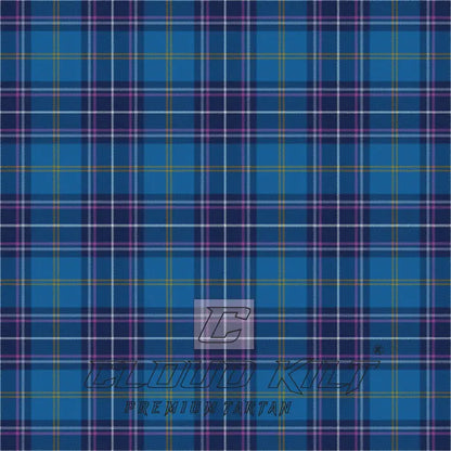 Heirloom Blue Alba Premium Tartan Kilt CLOUD KILT