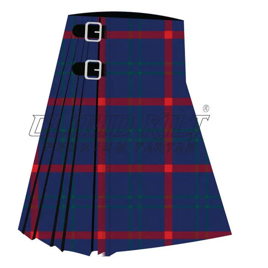 Highland Spring Blue Premium Tartan Kilt CLOUD KILT