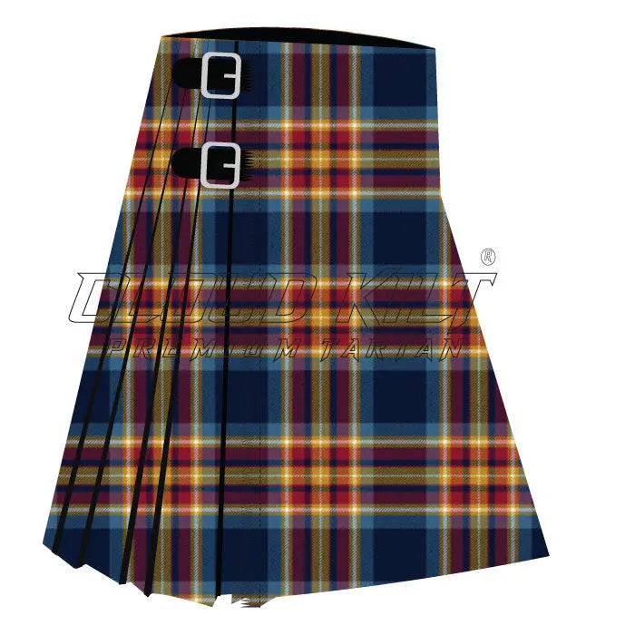 Holyrood Golden Jubilee Modern Premium Tartan Kilt CLOUD KILT