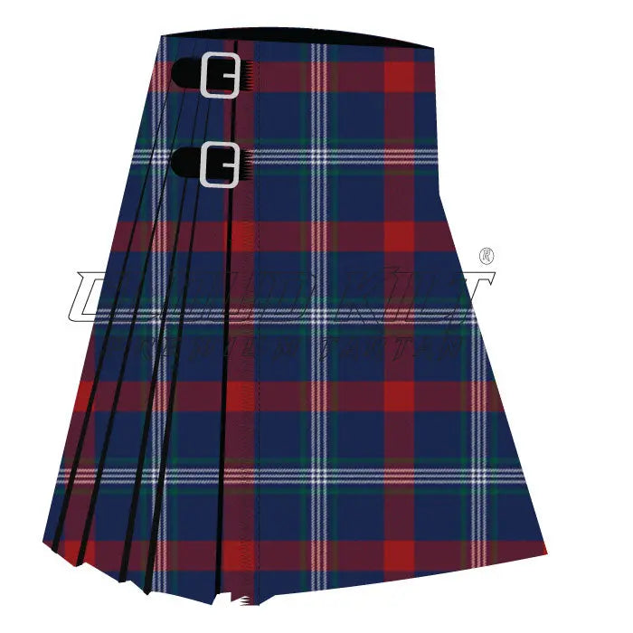 Ikelman Five Modern Premium Tartan Kilt CLOUD KILT