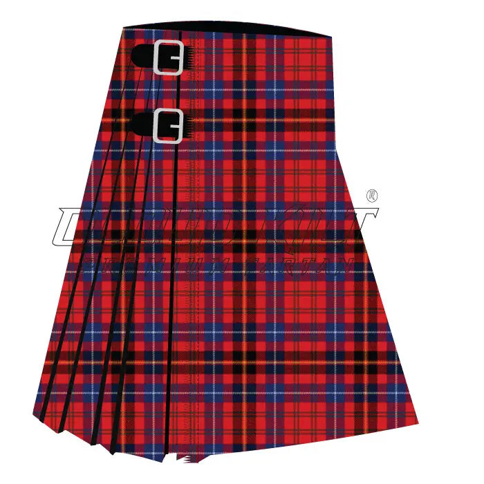 Ikelman Six Modern Premium Tartan Kilt CLOUD KILT