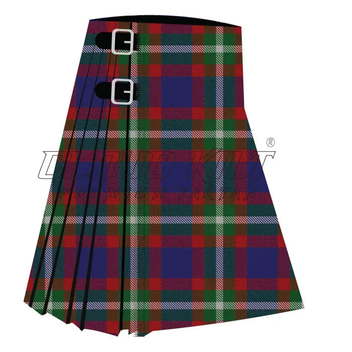 International Highland Games Fed Premium Tartan Kilt CLOUD KILT