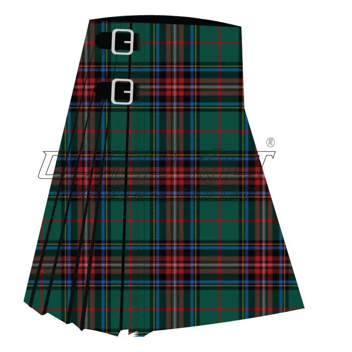 King George Nash Premium Tartan Kilt CLOUD KILT