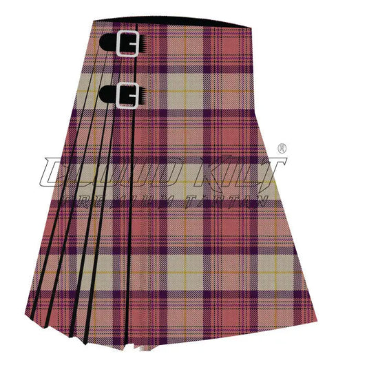 Kyle Pink Premium Tartan Kilt CLOUD KILT