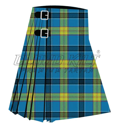 Laing Modern Premium Tartan Kilt CLOUD KILT