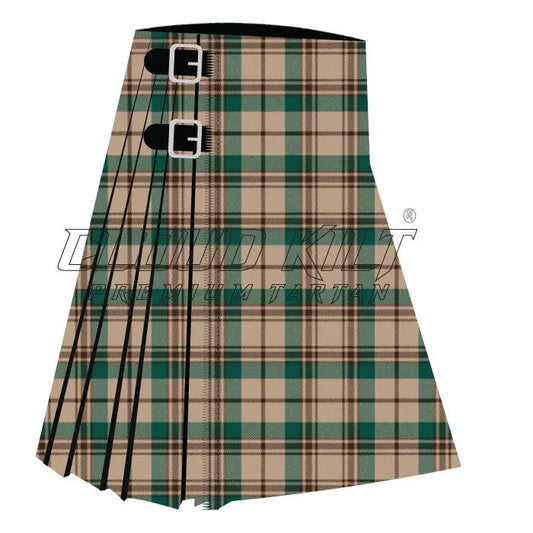 Lands End Camel Premium Tartan Kilt CLOUD KILT