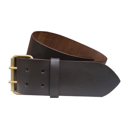 Leather Kilt Brown Belt CLOUD KILT