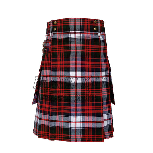 MacDonald Dress Tartan Utility Kilt CLOUD KILT