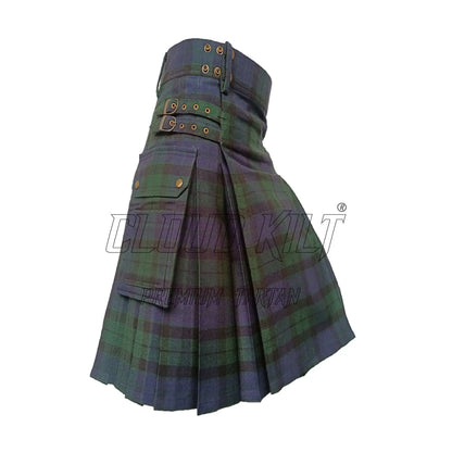 Mackay Modern Tartan Utility Kilt CLOUD KILT