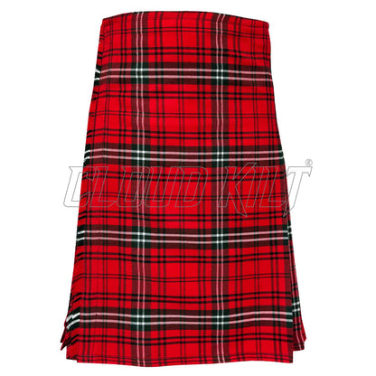 Morrison Red Modern Tartan Kilt