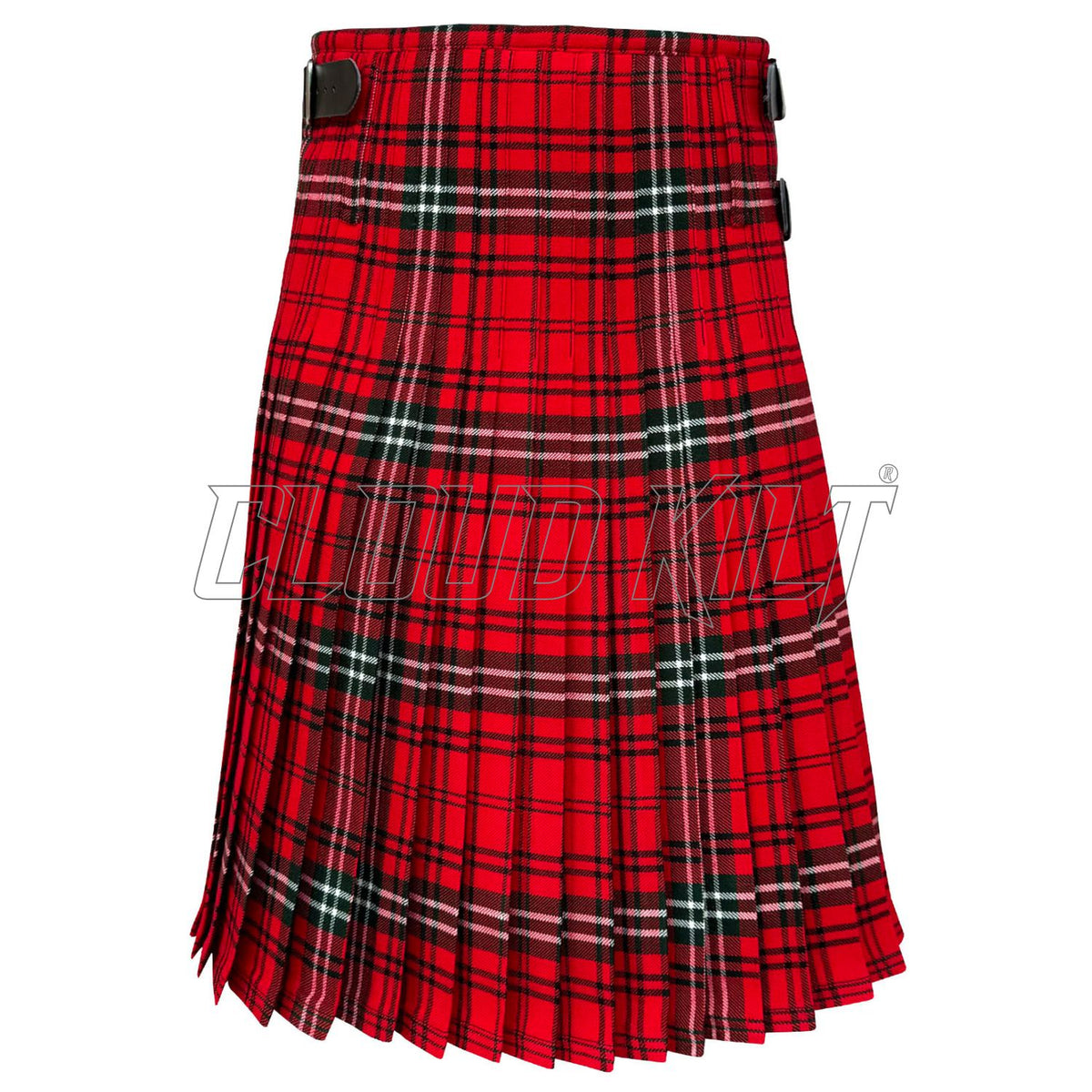 Morrison Red Modern Tartan Kilt